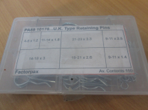Uk Pattern Carbon Steel Retaining Pin Kit 10178